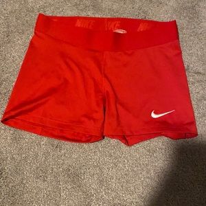 Red Nike spandex